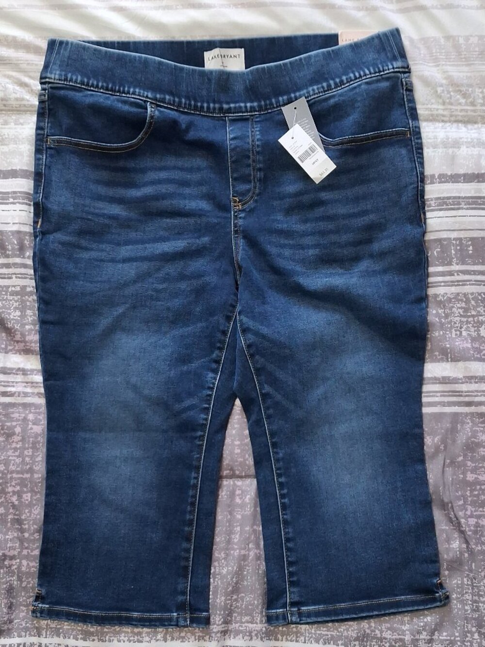 Lane Bryant High Rise Pull-On Jegging Pedal Capris NWT Size 14 Petite